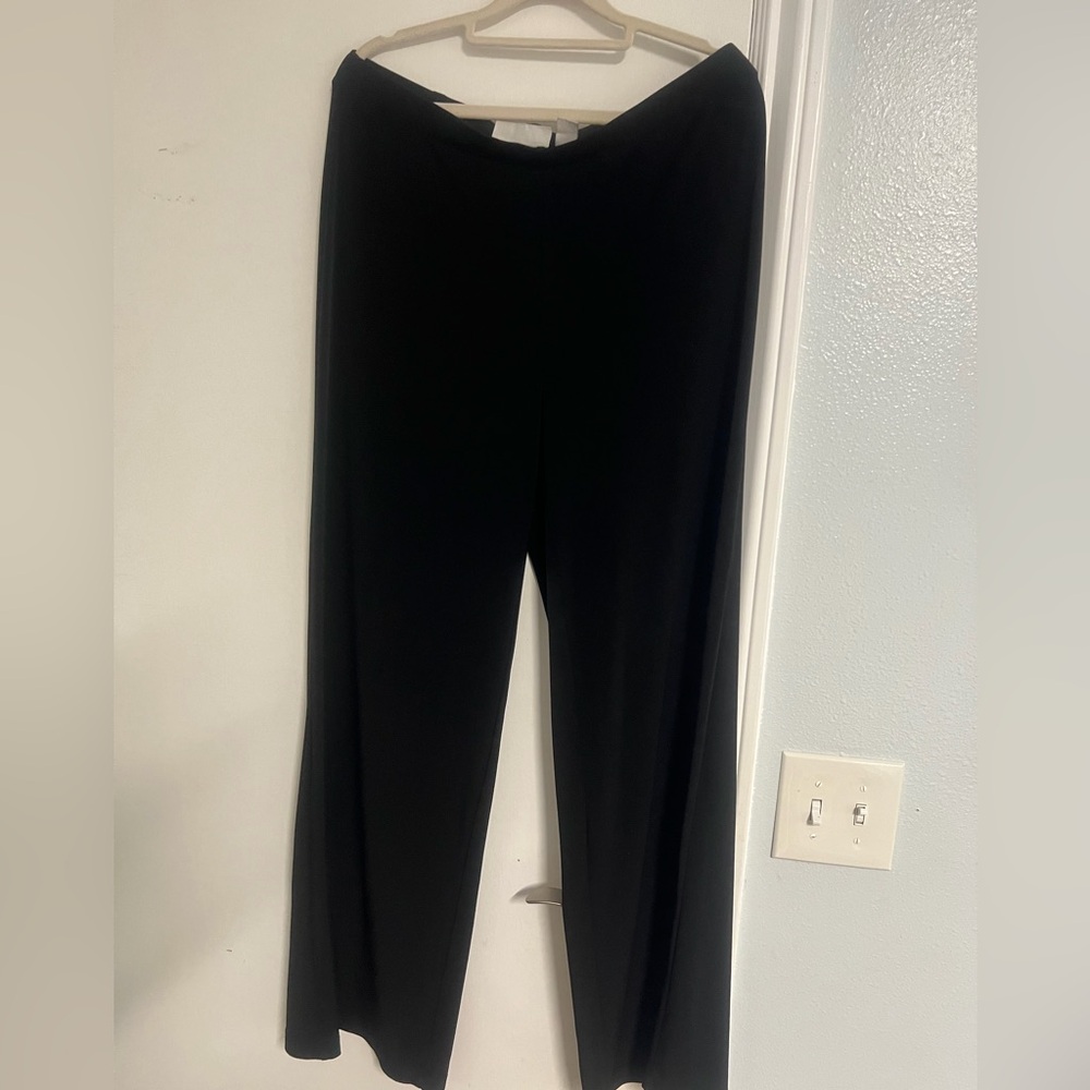 Chico's Elegant Black  jersey Trousers